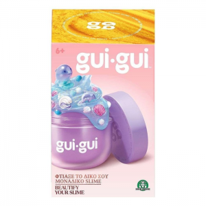 GIOCHI PREZIOSI GUI-GUI SLIME ΒΑΖΑΚΙ ΜΕ ΑΡΩΜΑΤΙΚΗ ΧΛΑΠΑΤΣΑ ΣΥΝΝΕΦΑΚΙ ΚΑΙ ΦΙΓΟΥΡΑ ΚΙΤΡΙΝΟ GUG03000