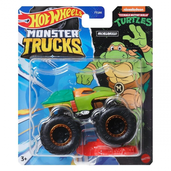 MATTEL HOT WHEELS ΟΧΗΜΑΤΑ MONSTER TRUCK TEENAGE MUNTANT NINJA MICHELANGELO FYJ44 / HVM72