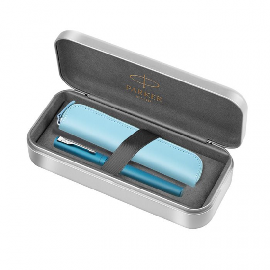 PARKER VECTOR XL TEAL CT RBALL+POUCH + ΓΑΛΑΖΙΑ ΘΗΚΗ 756547