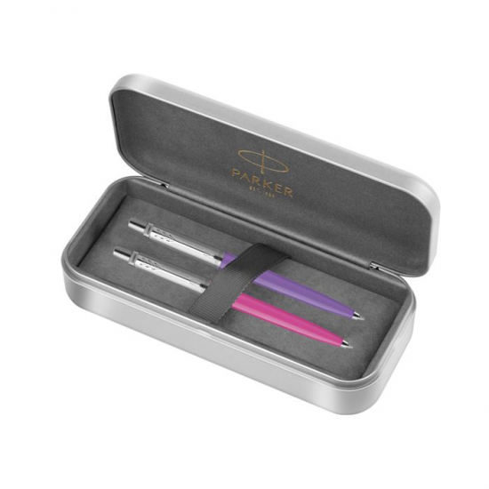 PARKER JOTTER ORIG SET HOT PINK+F.PURPLE BP+TIN 627829