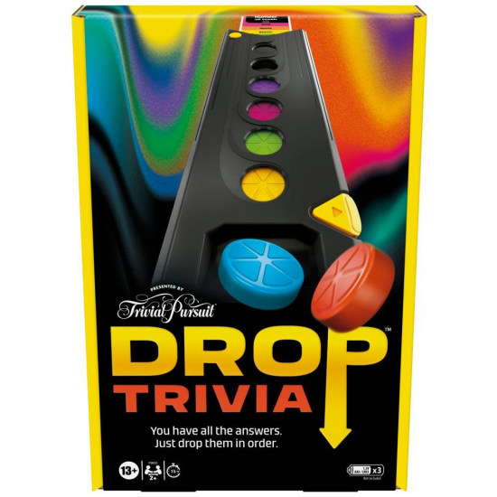 HASBRO ΕΠΙΤΡΑΠΕΖΙΟ ΠΑΙΧΝΙΔΙ DROP TRIVIAL PURSUIT F9833