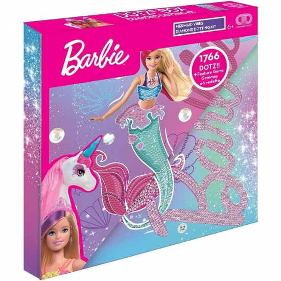 DIAMOND DOTZ ΚΑΤΑΣΚΕΥΗ ΨΗΦΙΔΩΤΟ BOX 28Χ28cm DOTZBOX BARBIE ΓΟΡΓΟΝΑ 241.928729