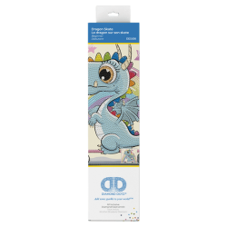 DIAMOND DOTZ ΚΑΤΑΣΚΕΥΗ ΨΗΦΙΔΩΤΟ ΚΑΜΒΑΣ BLISTER 23x25cm ΠΑΤΙΝΙ ΔΡΑΚΟΥ DD3.036
