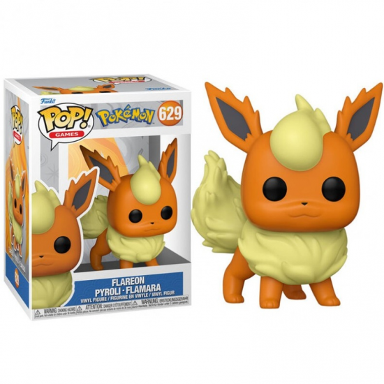 FUNKO POP GAMES : POKEMON - FLAREON PYROLI - FLAMARA #629 650427