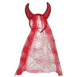 ΑΠΟΚΡΙΑΤΙΚΗ ΣΤΕΚΑ DEVIL ΜΕ ΚΕΡΑΤΑ ΚΑΙ ΠΕΠΛΟ 60Χ19 ΕΚ. 3-2536