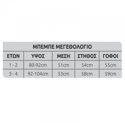 ΑΠΟΚΡΙΑΤΙΚΗ ΣΤΟΛΗ ΜΠΕΜΠΕ 1-2 ΕΤΩΝ ΠΙΓΚΟΥΙΝΟΣ 3-1852