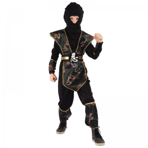 ΑΠΟΚΡΙΑΤΙΚΗ ΣΤΟΛΗ ΠΑΙΔΙΚΗ 7-10 ΕΤΩΝ ΧΡΥΣΟΣ NINJA 3-2096