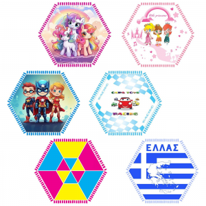 ΧΑΡΤΑΕΤΟΣ ΠΛΑΣΤΙΚΟΣ ΚΟΜΠΛΕ 100ΕΚ. ΔΙΑΦΟΡΑ ΣΧΕΔΙΑ 3-245