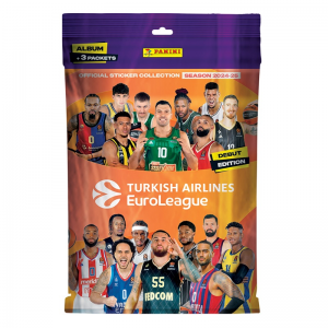 PANINI TURKISH AIRLINES EUROLEAGUE 2025 STARTER PACK ΜΕ 15 ΑΥΤΟΚΟΛΛΗΤΑ 105883