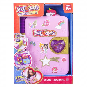 FUNLOCKETS ΜΥΣΤΙΚΟ ΗΜΕΡΟΛΟΓΙΟ ΜΕ ΕΚΠΛΗΞΕΙΣ GLITTER EDITION KD020223