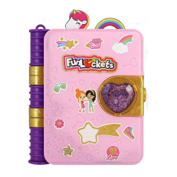 FUNLOCKETS ΜΥΣΤΙΚΟ ΗΜΕΡΟΛΟΓΙΟ ΜΕ ΕΚΠΛΗΞΕΙΣ GLITTER EDITION KD020223