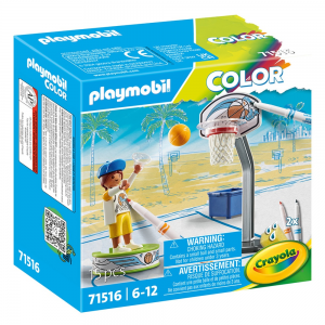 PLAYMOBIL COLOR - ΠΡΟΠΟΝΗΣΗ ΜΠΑΣΚΕΤ 71516