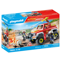 PLAYMOBIL ACTION HEROES - ΠΥΡΟΣΒΕΣΤΙΚΟ ΟΧΗΜΑ 4X4 71824