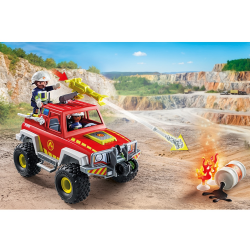 PLAYMOBIL ACTION HEROES - ΠΥΡΟΣΒΕΣΤΙΚΟ ΟΧΗΜΑ 4X4 71824