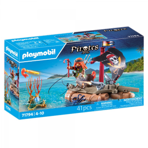 PLAYMOBIL PIRATES - ΠΕΙΡΑΤΙΚΗ ΣΧΕΔΙΑ ΜΕ ΚΑΝΟΝΙΑ 71794
