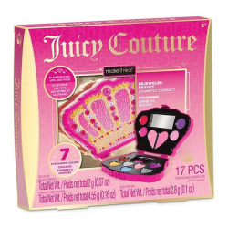 MAKE IT REAL JUICY COUTURE BEJEWELED BEAUTY COSMETIC COMPACT 4475 MAKE IT REAL JUICY COUTURE BEJEWELED BEAUTY COSMETIC COMPACT 4475