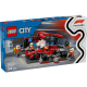 LEGO CITY - F1 PIT STOP AND PIT CREW WITH FERRARI CAR 60443