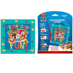 DIAMOND DOTZ ΚΑΤΑΣΚΕΥΗ ΨΗΦΙΔΩΤΟ ΚΑΔΡΑΚΙ BLISTER 13X13CM QUICK DOTZ PAW PATROL 241.932856 DTZ5.025