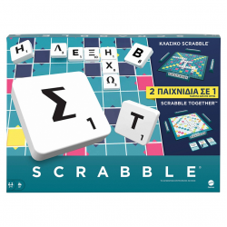 MATTEL ΕΠΙΤΡΑΠΕΖΙΟ ΠΑΙΧΝΙΔΙ ΝΕΟ SCRABBLE 2 ΣΕ 1 HXW06