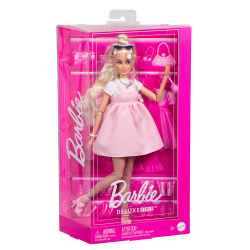 BARBIE DELUXE FASHIONISTAS ΚΟΥΚΛΑ - ΡΟΖ ΦΟΡΕΜΑ HYV27 / ΗΥ24