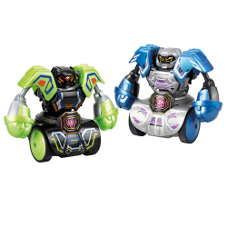 SILVERLIT YOCO ΤΗΛΕΚΑΤΕΥΘΥΝΟΜΕΝΑ ΡΟΜΠΟΤ ΣΕΤ 2 - ROBO KOMBAT 360 TORNADO ΠΡΑΣΙΝΟ-ΜΠΛΕ 7530-86883