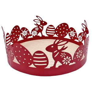 ΔΙΣΚΟΣ ΠΑΣΧΑΛΙΝΟΣ ΜΕ ΞΥΛΙΝΗ ΒΑΣΗ Φ30cm Φ30Χ9CM 73-2146