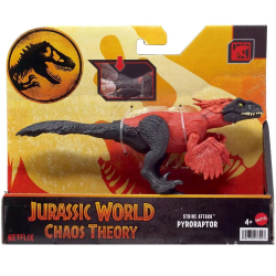 MATTEL JURASSIC WORLD STRIKE ATTACK ΔΕΙΝΟΣΑΥΡΟΣ ΜΕ ΣΠΑΣΤΑ ΜΕΛΗ - PYRORAPTOR HLN63 / JCL56