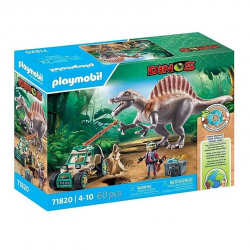 PLAYMOBIL DINOS ΕΠΙΘΕΣΗ ΣΠΙΝΟΣΑΥΡΟΥ ΣΤΟ ΕΞΕΡΕΥΝΗΤΙΚΟ ΟΧΗΜΑ 71820