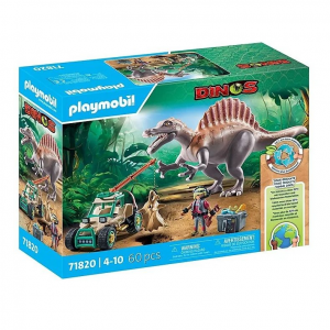 PLAYMOBIL DINOS ΕΠΙΘΕΣΗ ΣΠΙΝΟΣΑΥΡΟΥ ΣΤΟ ΕΞΕΡΕΥΝΗΤΙΚΟ ΟΧΗΜΑ 71820