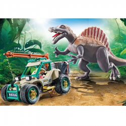 PLAYMOBIL DINOS ΕΠΙΘΕΣΗ ΣΠΙΝΟΣΑΥΡΟΥ ΣΤΟ ΕΞΕΡΕΥΝΗΤΙΚΟ ΟΧΗΜΑ 71820