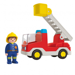 PLAYMOBIL JUNIOR ΠΥΡΟΣΒΕΣΤΗΣ ΜΕ ΚΛΙΜΑΚΟΦΟΡΟ ΟΧΗΜΑ 71683