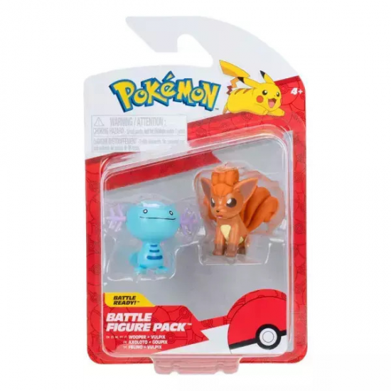 POKEMON ΦΙΓΟΥΡΕΣ ΜΑΧΗΣ ΣΕΤ 2 - WOOPER + VULPIX JW095007-W18 / PKW3575