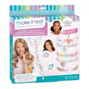 MAKE IT REAL - BUTTERFLY JEWERLY SET 1323