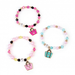 MAKE IT REAL - JUICY COUTURE DIY COLLECTIBLE BRACELET ΡΟΖ ΧΝΟΥΔΩΤΗ 4471.