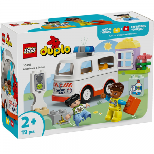 LEGO DUPLO AMBULANCE AND DRIVER 10447
