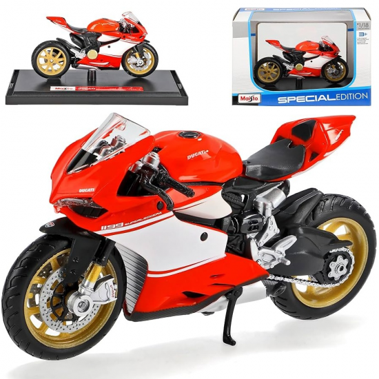 MAISTO SPECIAL EDITION ΜΗΧΑΝΗ 1/18 DUCATI 1199 SUPERLEGGERA 39300 MAISTO SPECIAL EDITION ΜΗΧΑΝΗ 1/18 DUCATI 1199 SUPERLEGGERA 39300