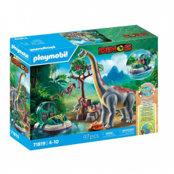 PLAYMOBIL DINOS BRACHIOSAURUS WITH HOVERCRAFT 71819
