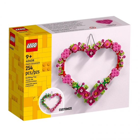 LEGO ICONS HEART ORNAMENT 40638 LEGO ICONS HEART ORNAMENT 40638