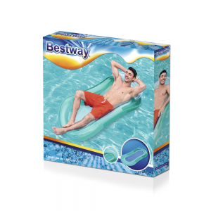 BESTWAY ΦΟΥΣΚΩΤΟ ΣΤΡΩΜΑ ΤΥΡΚΟΥΑΖ AQUA LOUNGE 160X84CM 42-2462