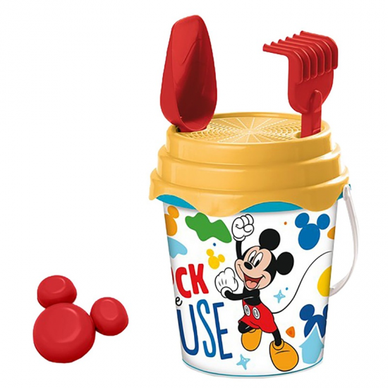 ΚΟΥΒΑΔΑΚΙ ΜΕ ΑΞΕΣΟΥΑΡ MICKEY MOUSE ΣΕΤ 5 ΤΕΜ. Φ17CM 42-2981