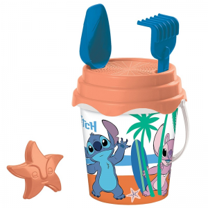 ΚΟΥΒΑΔΑΚΙ ΜΕ ΑΞΕΣΟΥΑΡ STITCH ΣΕΤ 5 ΤΕΜ. Φ17CM 42-3286