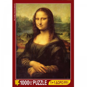 ΜΑΛΛΙΑΡΗΣ ΠΑΙΔΕΙΑ PUZZLE 1000 ΤΕΜΑΧΙΩΝ ΜΟΝΑ ΛΙΖΑ - ΛΕΟΝΑΡΝΤΟ ΝΤΑ ΒΙΝΤΣΙ + ΔΩΡΟ ΠΑΖΛ 300 ΤΕΜΑΧΙΩΝ