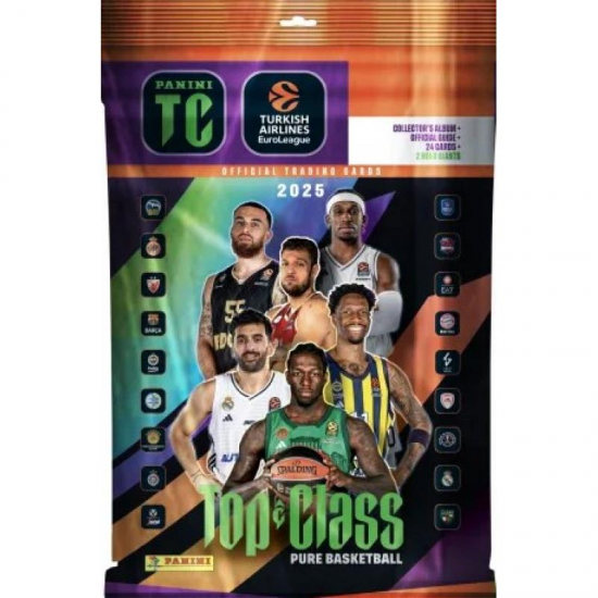 PANINI EUROLEAGUE : TOP CLASS 2025 STARTER PACK 2 ΚΑΡΤΕΣ 108355 PANINI EUROLEAGUE : TOP CLASS 2025 STARTER PACK 2 ΚΑΡΤΕΣ 108355