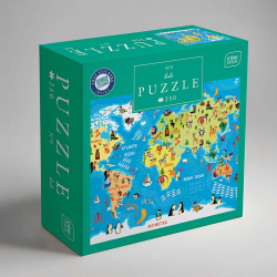 INTERDRUK PUZZLE WORLD MAP 250 ΤΕΜ. 368966