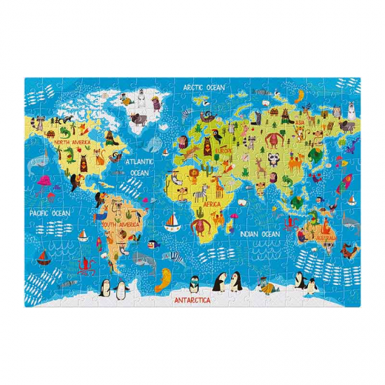 INTERDRUK PUZZLE WORLD MAP 250 ΤΕΜ. 111368966