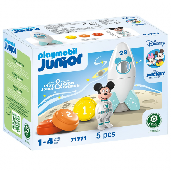 PLAYMOBIL JUNIOR - DISNEY MICKEY MOUSE ΚΑΙ Ο ΔΙΑΣΤΗΜΙΚΟΣ ΠΥΡΑΥΛΟΣ 71771