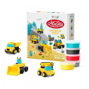 HEY CLAY ΠΑΙΧΝΙΔΙ ΠΗΛΟΣ CONSTRUCTION VEHICLES SERIES MOTORS 12901