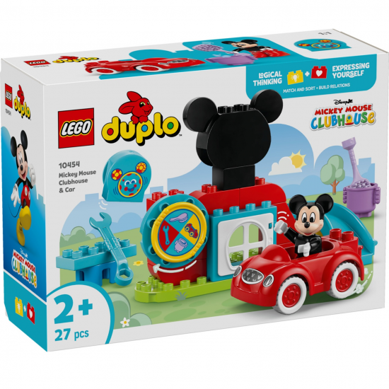 LEGO DISNEY DUPLO MICKEY MOUSE CLUBHOUSE AND CAR 10454 LEGO DISNEY DUPLO MICKEY MOUSE CLUBHOUSE AND CAR 10454