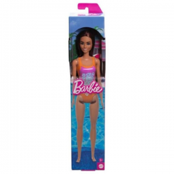 MATTEL BARBIE BEACH ΚΟΥΚΛΑ ΜΕΛΑΧΡΙΝΗ ΜΕ ΜΑΓΙΟ DWJ99 / HXX50