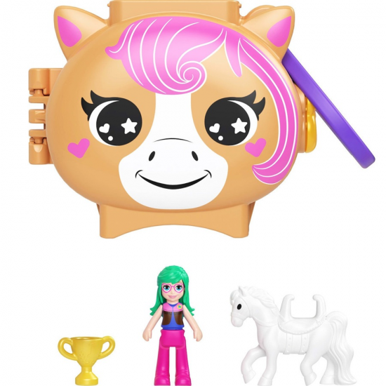 MATTEL POLLY POCKET MINI ΣΕΤΑΚΙΑ ΜΕ ΖΩΑΚΙΑ - ΑΛΟΓΑΚΙ GYV99 / JCB20 MATTEL POLLY POCKET MINI ΣΕΤΑΚΙΑ ΜΕ ΖΩΑΚΙΑ - ΑΛΟΓΑΚΙ GYV99 / JCB20
